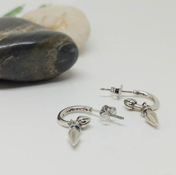 925 Sterling Silver | Conical Stud Earrings - Picture 4 of 5